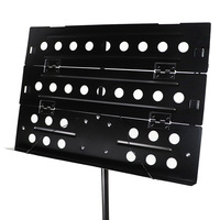Sheet Music Stand Professional Portable Perforated Adjustable Holder Super Sturdy Suitable Instrumental Performance Band Travel