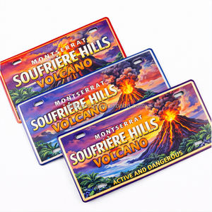 Plaque d'immatriculation souvenir en métal <span class=keywords><strong>Cuba</strong></span> Jamaïque, design de voiture vintage, décoration murale rétro, panneau fantaisie pour bar et maison - Product Image 3