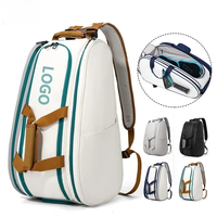 Sac bandoulière personnalisé pour pickleball, sac de sport décontracté pour raquettes de tennis et de pickleball, sac de sport extérieur pour hommes et femmes