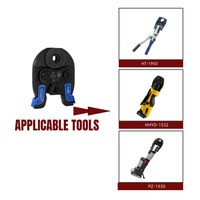 Dies Crimping Hidrolik M12 Pro untuk Pipa/Tube Tembaga, Peralatan Plumbing Baja Tahan Karat Eropa