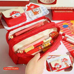<span class=keywords><strong>Astuccio</strong></span> Multifunzionale Creativo Nuovo Stile Cyber con Colori Contrastanti e Design a Grande Capacità per <span class=keywords><strong>Uomo</strong></span> - Product Image 2