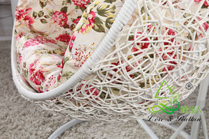 Sedia a Dondolo Cocoon, Sedia Sospesa per Esterni in Rattan, Altri Mobili Moderni OEM Applicabili di Alta Qualità, Durevoli - Product Image 5