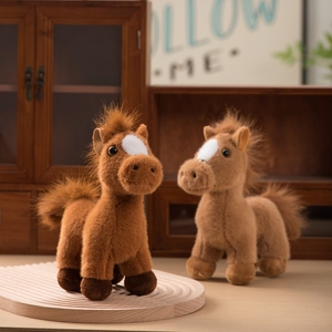 Bambole Cavallo <span class=keywords><strong>Pony</strong></span> Cavalli American Paint Horse Hucul Peluche Appaloosa Cuscino Giocattolo per Bambini - Product Image 5