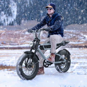 Bicicleta Eléctrica ZUMI OEM ODM de 48V 1000W con Llantas Anchas, Gran Autonomía, Suspensión Completa y Cuadro de Aluminio para Adultos, Bicicleta de Montaña Rápida M - Product Image 6