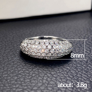 Anello dal Design a Fascia Intera, Stile Elegante, Anello da Dito per Donne - Product Image 5