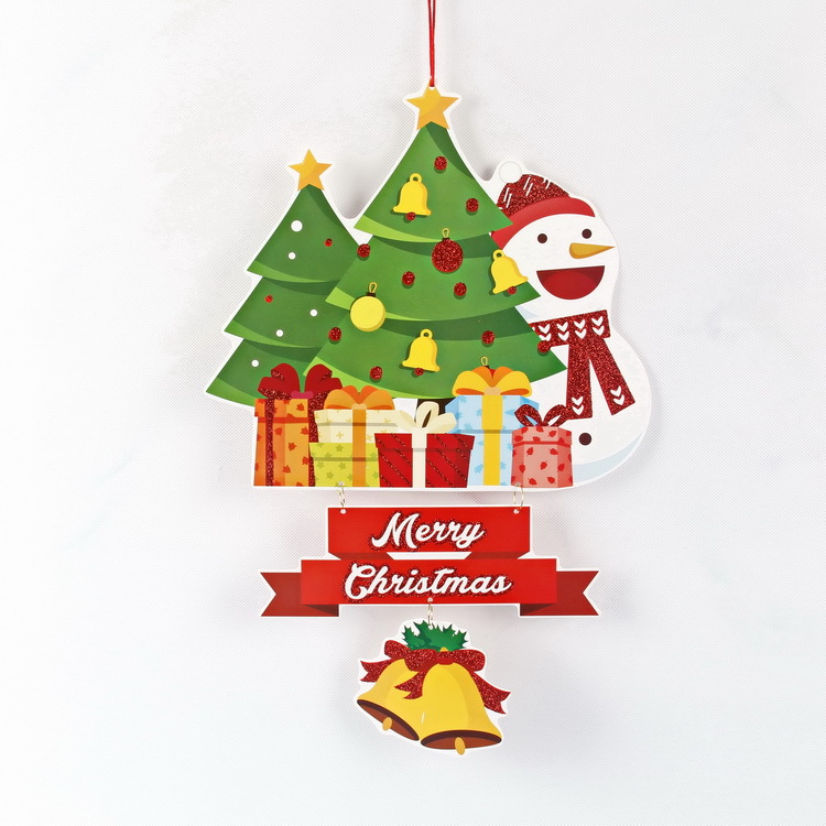 2 ensembles d'ornements/sac-bonhomme de neige pour arbre de noël