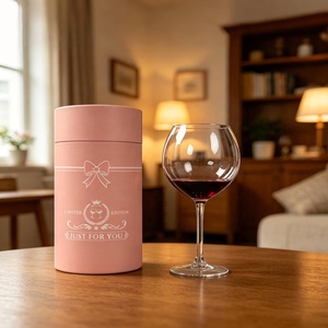 Verre à vin rouge de luxe transparent fait main Xipan Premium 643ml – Gobelet en cristal incassable pour mariages, anniversaires, <span class=keywords><strong>retraites</strong></span> - Product Image 3