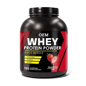 Poudre de Protéine de Lactosérum en Gros OEM, <span class=keywords><strong>1kg</strong></span>, pour la Construction Musculaire, Complément Nutritionnel pour la Musculation - Product Image 4