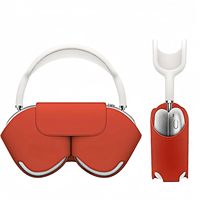 Étui intelligent pour AirPods Max, housse de protection en cuir PU de remplacement, compatible avec le mode veille, fin, étanche, sac de transport pour voyage