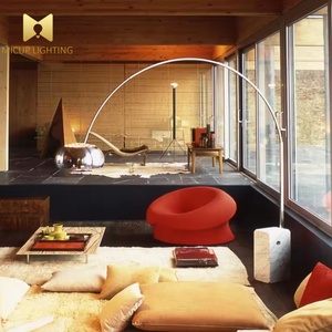 <span class=keywords><strong>Lampada</strong></span> <span class=keywords><strong>da</strong></span> <span class=keywords><strong>Terra</strong></span> ad <span class=keywords><strong>Arco</strong></span> Stile Nordico Moderno con Base in Marmo per Soggiorno e Hotel - Product Image 2