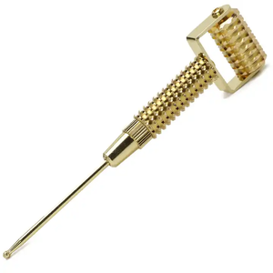 Rouleau d'instrument de beauté Barre d'or Soins de santé chinois <span class=keywords><strong>Acupuncture</strong></span> Rouleau de beauté du <span class=keywords><strong>visage</strong></span> - Product Image 6