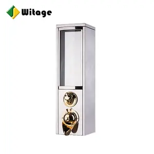 Stainless steel coffee beans dispenser storage deposited case coffee bean stainless steel silos