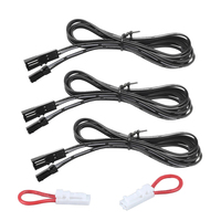 Kabel Ekstensi Harness Konektor Dupont Kustom 2m 3m 2 Pin Male ke Female untuk Lampu LED Perabot Dapur