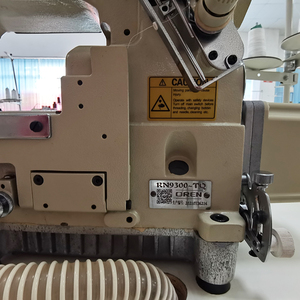 OREN Industrial Flat-bed <b>Lock</b>-type Computerized Sewing Machine - Left Cutting <b>Knife</b> Interlocking Sewing Machine RN9300-TQ - Product Image 4