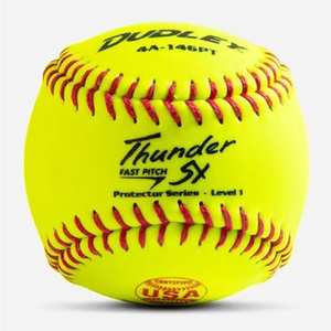 ลูกซอฟต์บอล <span class=keywords><strong>7</strong></span> ออนซ์ Dudley 4L-311Y Fast Pitch, ลูกซอฟต์บอลสำหรับการแข่งขันอย่างเป็นทางการของลีกลีทีลล์ลีก, แกนคอร์กหุ้มด้วยหนัง, ขนาด .47 COR.375 น้ำหนัก ปอนด์ 1 ปอนด์ - Product Image 3