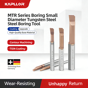 KAPLLOR MTR Barra de Mandrinado Interno de Alta Precisión de 0.4mm para Orificios Pequeños, de 3/4in, de Aleación de Acero de Tungsteno con Recubrimiento Nano TiSiN, Herramienta de 2 Flautas, 3 Años de Garantía - Product Image 2
