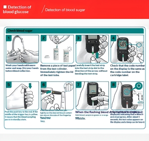 Medidor de Glucosa en Sangre Manual Eléctrico <span class=keywords><strong>Roche</strong></span> para Personas Mayores, Sin Contraseña, No Incluye <span class=keywords><strong>Tiras</strong></span> Reactivas, Versión China, Clase II, 1 Año - Product Image 6