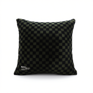 Panco Suvy หมอนอิงตกแต่งลายตารางสีเขียวเข้ม หมอนอิงผ้าสำหรับตกแต่งบ้านสไตล์โมเดิร์นสำหรับโซฟา เตียง ห้องนั่งเล่น - Product Image 1