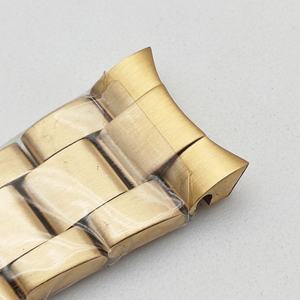 Bracelet de montre en acier de 20 mm, accessoires de modification de montre pour homme, boucle déployante, bracelet de montre en acier inoxydable 316L - Product Image 6