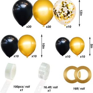 Verjaardagsparty ballonnen accessoires openingsboog feestdecoratie ballon multicolor kettingset rubberen openingsdecoratie - Product Image 6