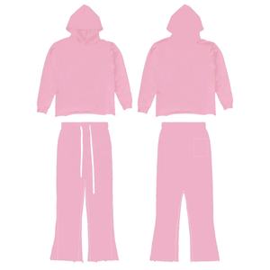 ชุดวอร์มกางเกงวอร์มสองชิ้นสำหรับผู้ชายชุดวอร์มกางเกงวอร์มสีพื้นสำหรับวิ่ง - Product Image 4