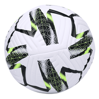 Balón de Fútbol Aiju al por Mayor, Cosido a Máquina, Tamaño 5, Cuero PU Premium, Vejiga de Goma, para Deportes de Equipo, Entrenamiento Profesional