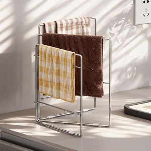 Escurridor de Platos y Toallas Plegable, Soporte de Secado Plegable para Encimera de Cocina - Product Image 2