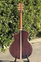 Aiersi Custom Handmade Professional Grade Acoustic Guitar All Solid Nomex Double Spruce Top wit Rosewood Body String Instrument