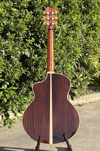 <span class=keywords><strong>Guitarra</strong></span> <span class=keywords><strong>Acústica</strong></span> Profesional Hecha a Mano por Aiersi, Totalmente de Madera Maciza, Tapa Doble de Abeto Nomex, Cuerpo de Palisandro, Instrumento de Cuerdas - Product Image 3