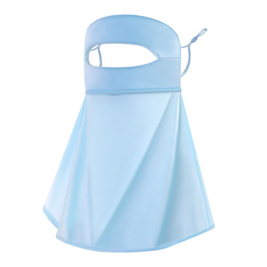 Mascarilla Facial Protectora Solar para Rostro y Cuello con Protección UV y Resistente al Viento, Cubrecara de Seda Helada, Velo Facial, Máscara Facekini - Product Image 2