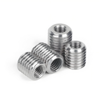 High Quality Metric Stainless Steel & Aluminum Wire Thread Inserts M2-M12 DIN Standard Fully Threaded Right Hand