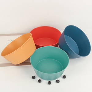 <span class=keywords><strong>Bacinella</strong></span> per insalata <span class=keywords><strong>di</strong></span> verdure da cucina per uso domestico transfrontaliera fatta <span class=keywords><strong>di</strong></span> frumento Design moderno ciotola <span class=keywords><strong>di</strong></span> frutta in <span class=keywords><strong>plastica</strong></span> multifunzionale - Product Image 2