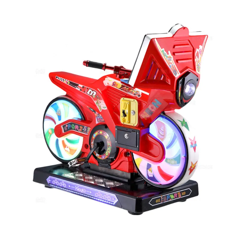 Jeu pour enfants machine de jeu de pièces de monnaie machine de jeu pour enfants moto électrique balançoire voiture vélo machine de jeu de course