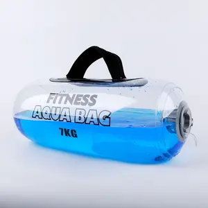 卸売7KGフィットネスウォーターバッグ水充填ダンベルソフトPVCパワートレーニングアクアバッグ