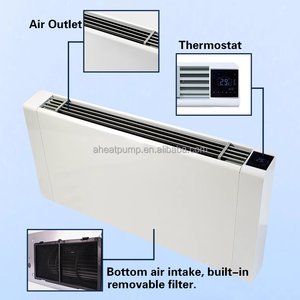 Ventilateur de sol horizontal à double application, économique, haut de gamme, COP EER, chauffage de pièce, refroidissement de 30 m2, refroidissement par air de 6 kW, 600 m3/h, CVC - Product Image 2
