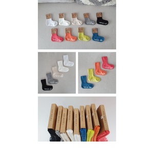 Chaussettes respirantes pour bébés et tout-petits avec design antidérapant côtelé à 90 degrés breveté, fabriquées en Corée - Product Image 6