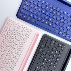 Vendita Diretta dalla Fabbrica, Tastiera Wireless Ricaricabile Portatile a 78 Tasti con Layout US/UK per Tablet, Scatola e Logo Personalizzabili - Product Image 2
