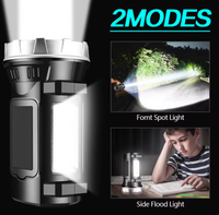 ASORT Lampe de poche LED portable haute luminosité pour patrouille, rechargeable par USB, grande capacité, pour l'aventure en extérieur, vente en gros usine