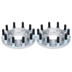 Dually BOTRAK 1" Hub Centric 8 Lug Rear Dually To 10 Lug 285 8x170 To 22.5" 24.5" Semi Wheel Adapters For Ford F250 F350 Super Duty