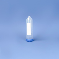 Tube à centrifuger transparent de laboratoire médical biotech en plastique 15 ml, 50 ml, 1,5 ml, 2 ml