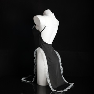 Conjunto de Lencería Lemon Story, Disfraz Sexy de Monja con Abertura Alta y Encaje 8471, Disfraz Elegante para Mujer - Product Image 2