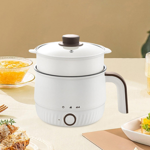 Mini-cocotte électrique 2,2 L, poêle électrique domestique, marmite à fondue antiadhésive, bol à nouilles paresseuses avec poignée, cuiseur électrique - Product Image 3