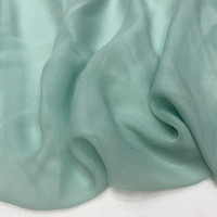 Tissu teint en masse personnalisé 10mm naturel 100% pure soie Premium Georgette pour robe de mariée de dame