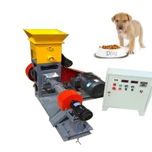 Cat and dog feed produce machine pet feed extruder small aquatic floating fish food machine