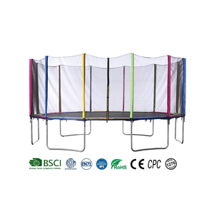 Zoshine özelleştirilebilir Unisex elastik Bungee polipropilen plastik köpük Commercial ticari ev için açık trambolin koruyucu Net - Product Image 2