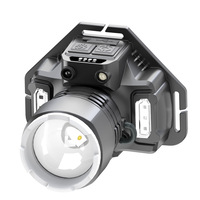 Linterna Frontal LED OEM con Sensor, Recargable por USB C, IPX4, 3000mAh, con Indicador de Batería, para Pesca, Camping, Actividades al Aire Libre, con Logotipo Personalizado