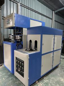 מקצועי יצרן חצי אוטומטי פלסטיק pet בקבוק נושבת בקבוק מכונת דפוס מכת - Product Image 4