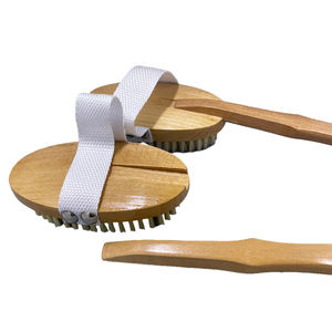 Cepillo de baño de madera para lavar la piel, cerdas de Sisal Natural, exfoliación para celulitis, cepillo corporal de limpieza para piel ligera, marco de bambú - Product Image 3