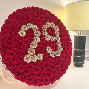 Regalo di San Valentino, Scatola di Fiori di <span class=keywords><strong>Rosa</strong></span> Conservata, Decorazione Floreale Eterna per Natale e Ringraziamento, Durata 3-5 Anni - Product Image 3