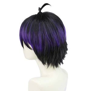 Halloween Hommes Adulte Vtuber YouTuber Ren Cosplay Court Résistant À La Chaleur Perruque De Cheveux Synthétiques IDOL-002 - Product Image 4